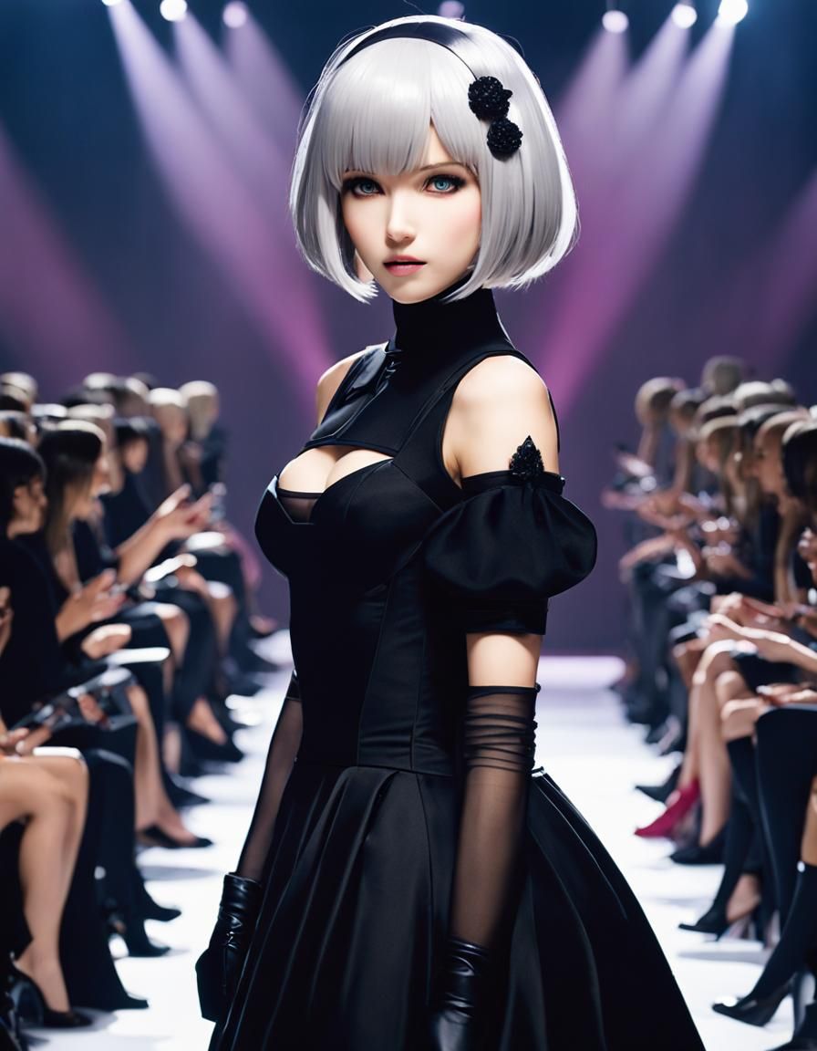 2B at fashion show
