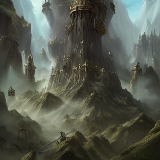 Epic Dungeons and Dragons Digital Matte Painting