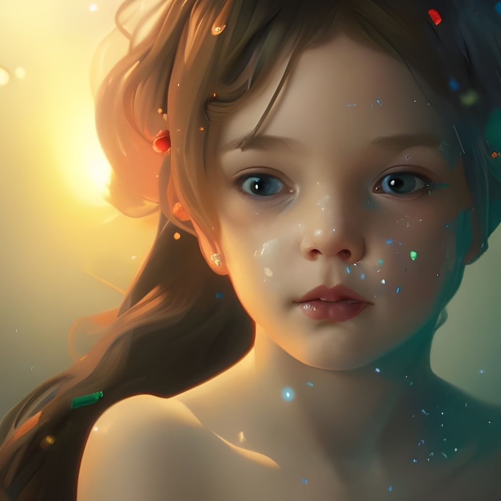 Hyperdetailed Christmas Baby Portrait in 8k Resolution
