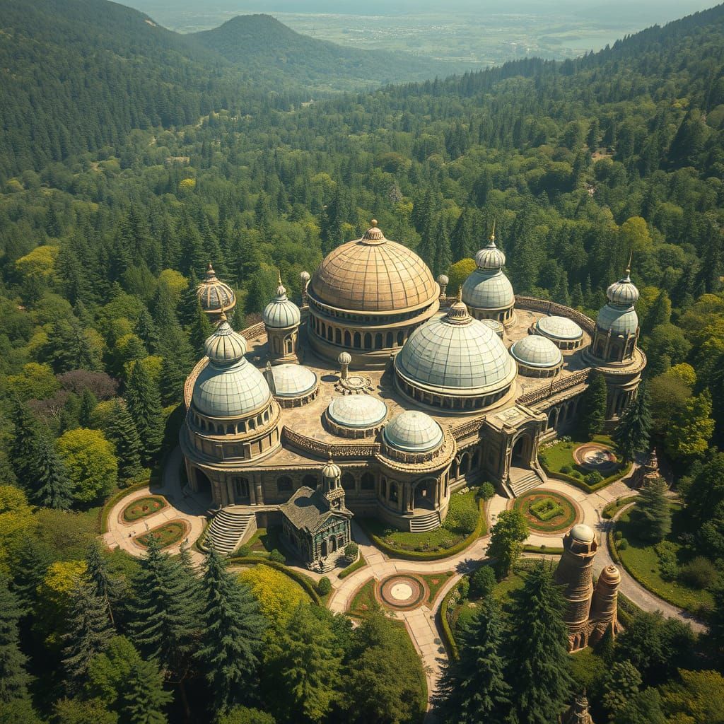 Galactic Federation Complex in Summer Bloom