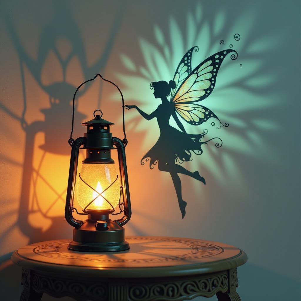 Lantern's Shadow Transforms into a Fairy