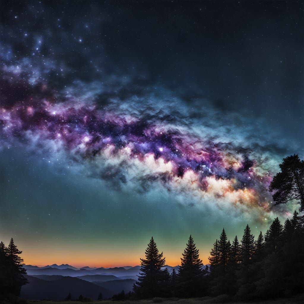 Cosmic Artistry in Celestial Harmony