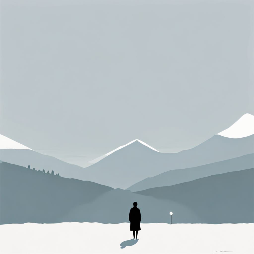 Lonely Minimalist Art Evokes Solitude