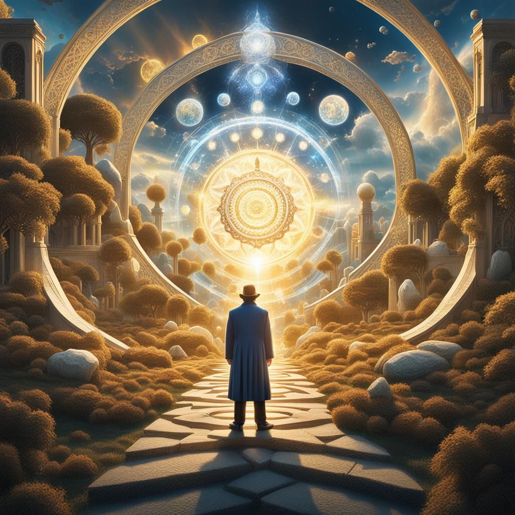 Fantastical Mashup: Golden Hour Panorama