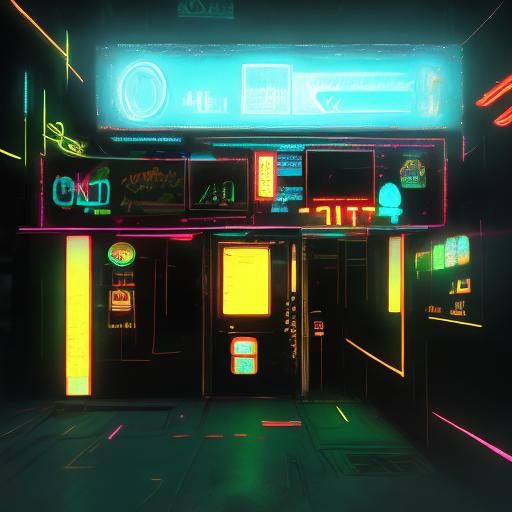 Neon Nightmare: Hyperrealistic Watercolor in CryEngine