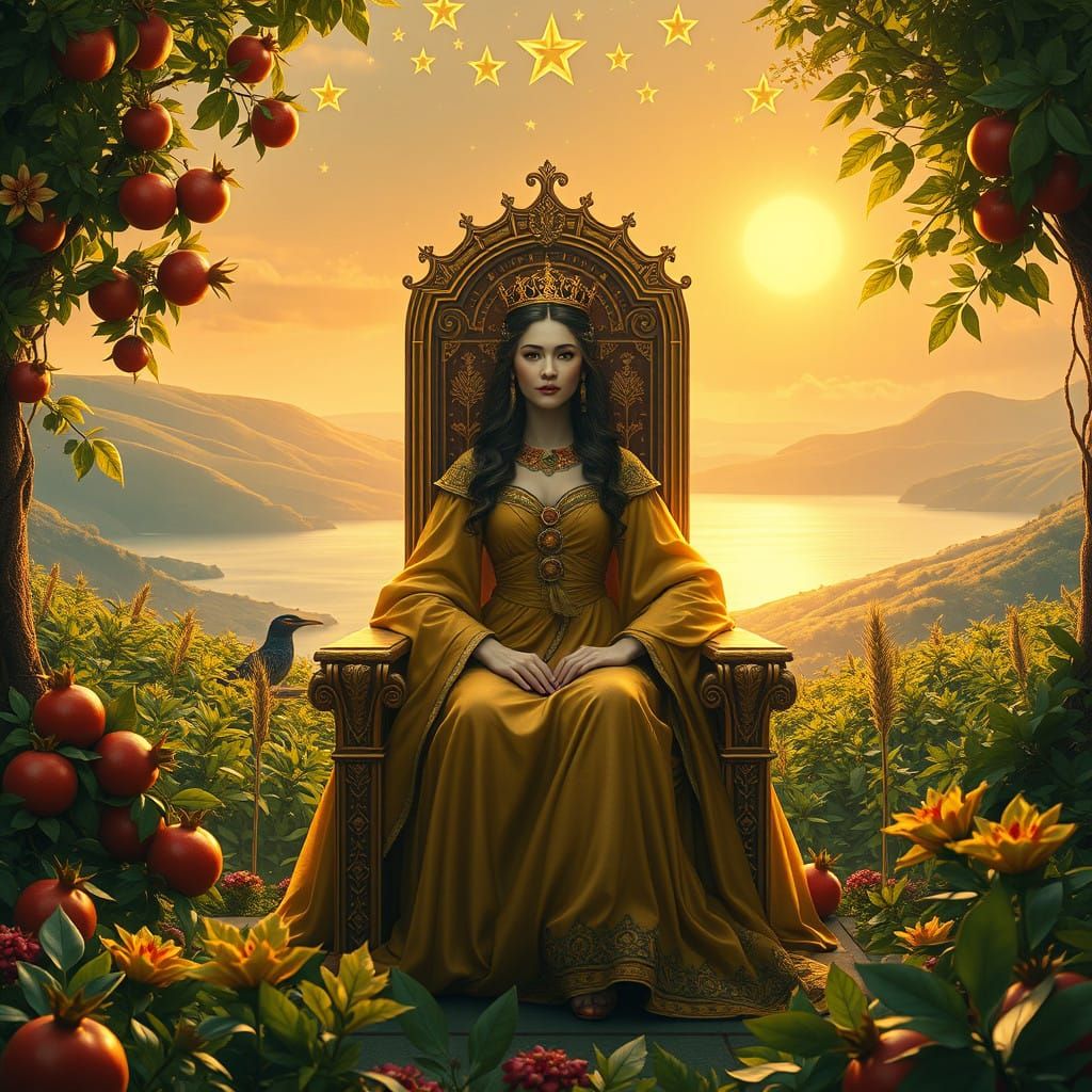 The Regal Empress in Vibrant Nature