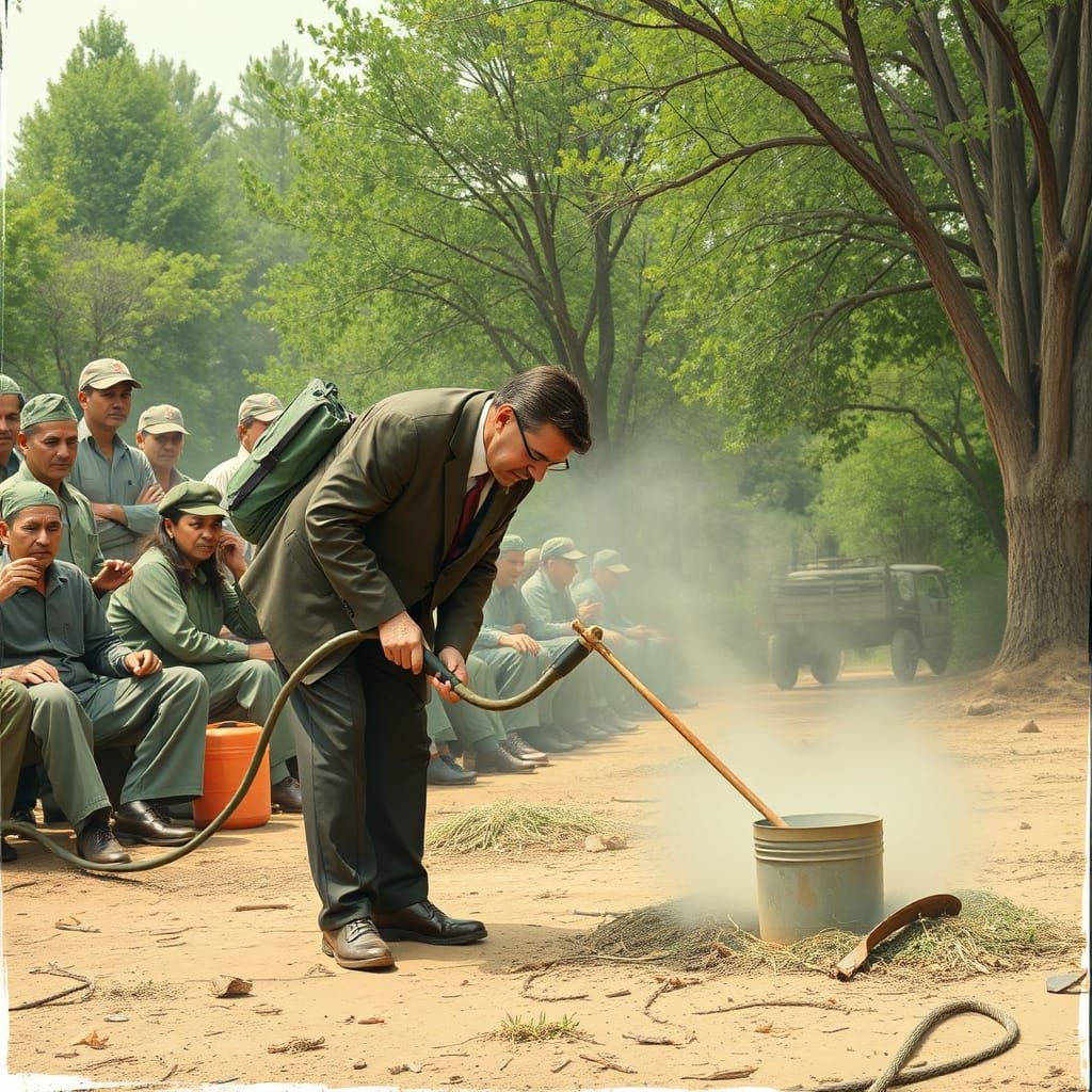 Humorous Excrement Negotiations in Surreal Style