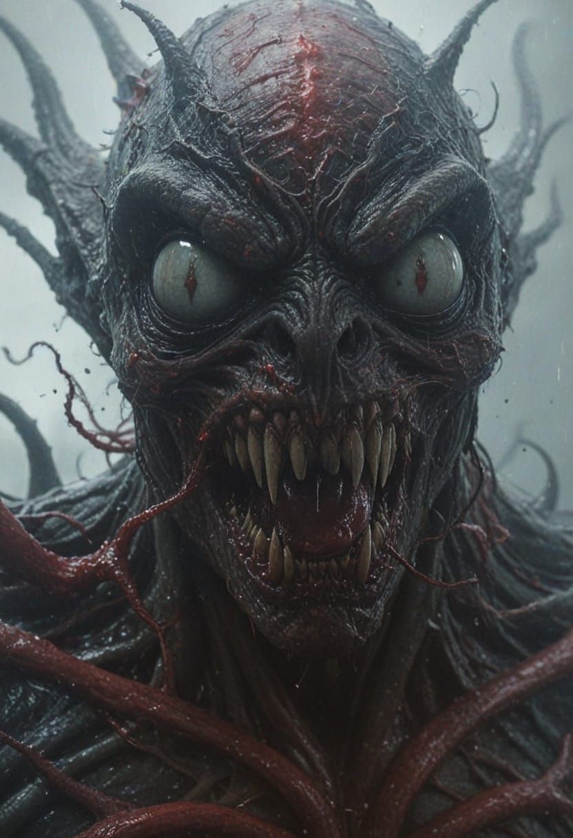 Terrifying Bloop Cryptid Monster Merged With Carnage Symbiot...