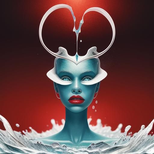 Abstract Twisting Shapes in Vivid Colors