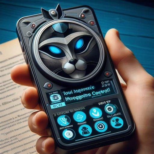 High-Tech Spy Gadget in Futuristic Close-Up