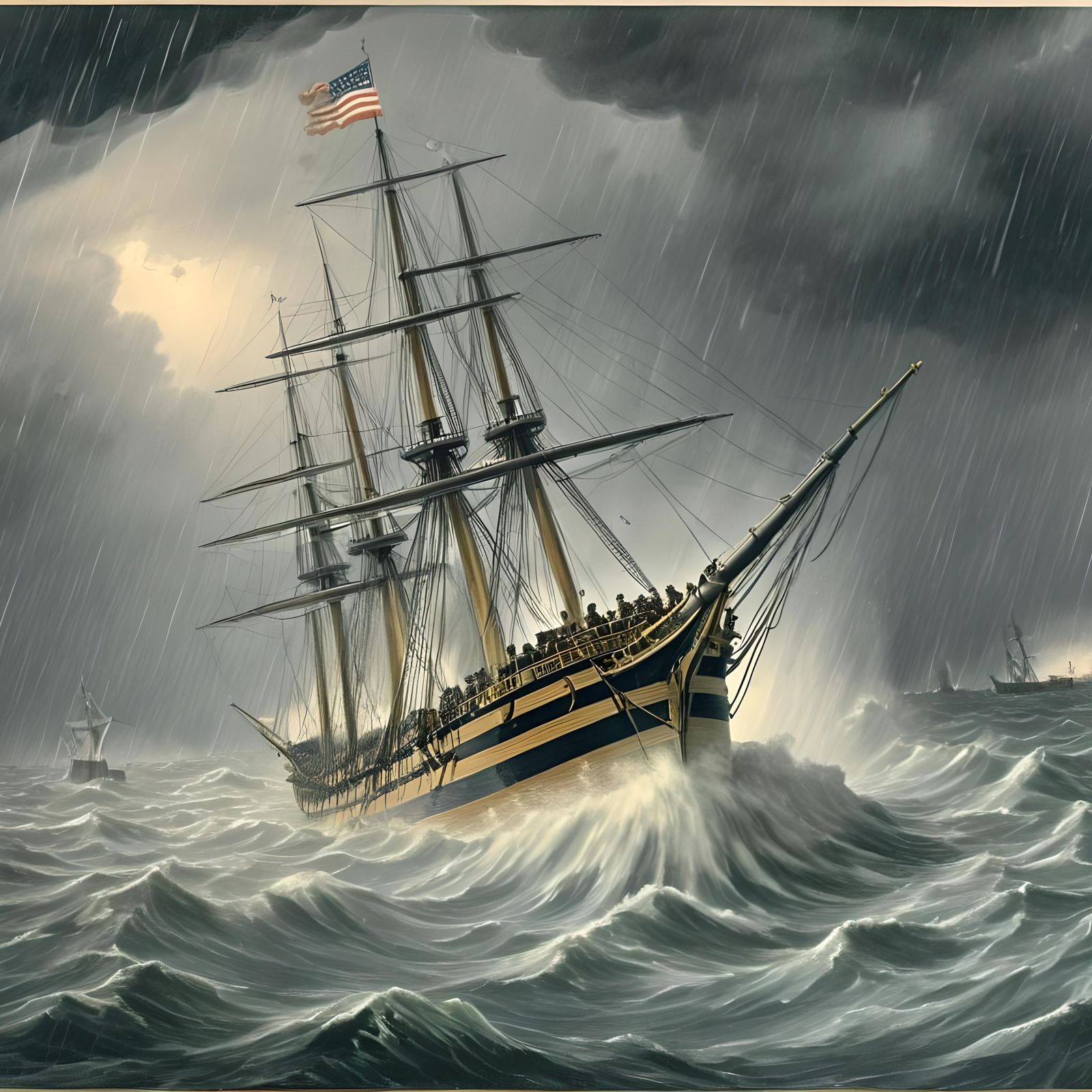 USS Comet Warship from the War of 1812