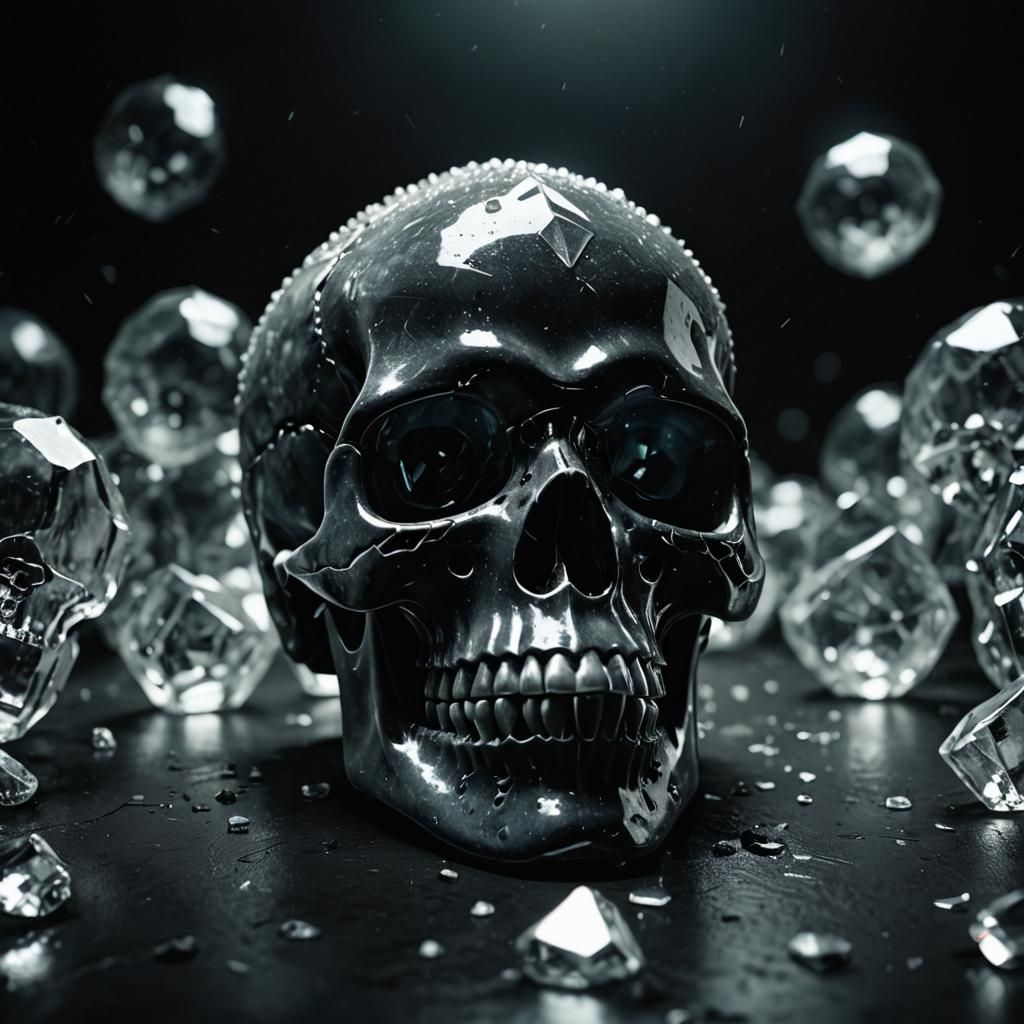 Crystal Skull in the Dark: Cinematic Still