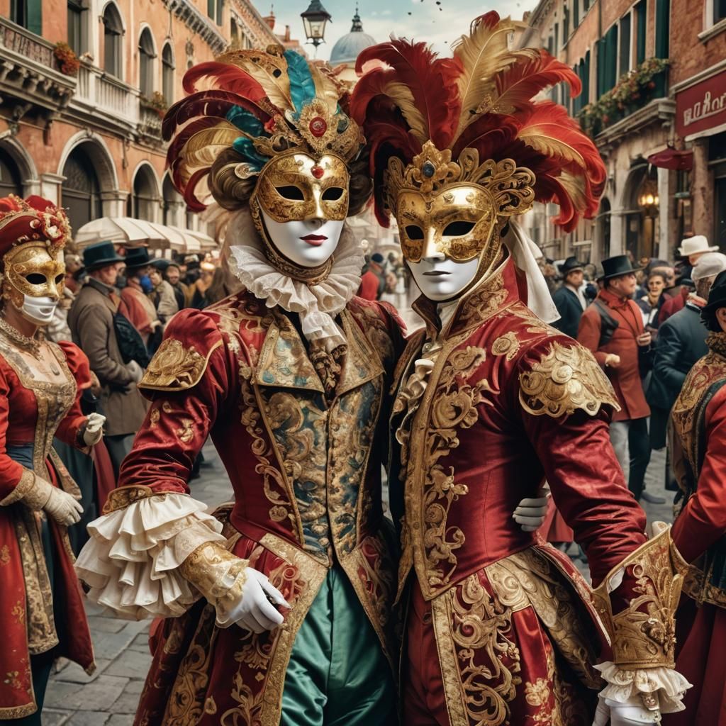 Venice Carnival: Elegant 18th Century Masked Ball