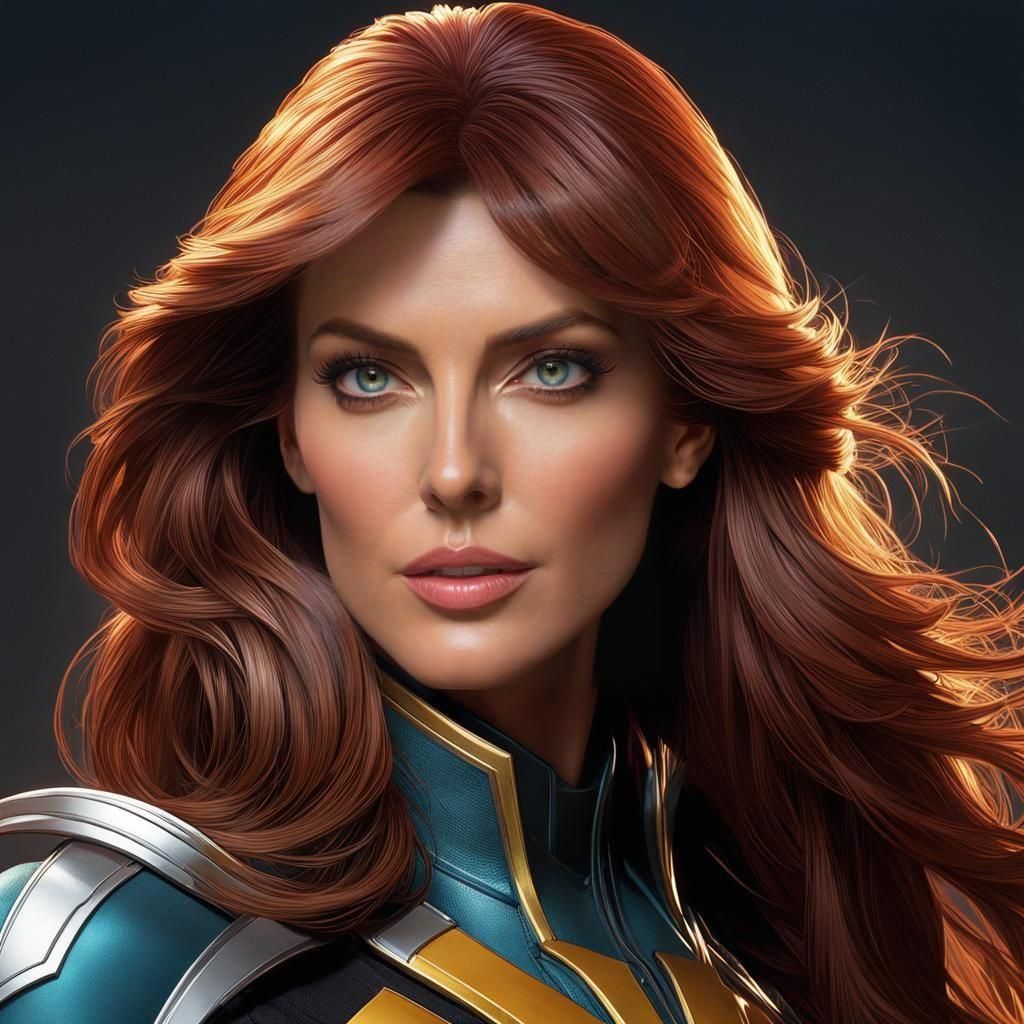 Hyperrealistic Portrait of X-Men OC Catherine Strucker