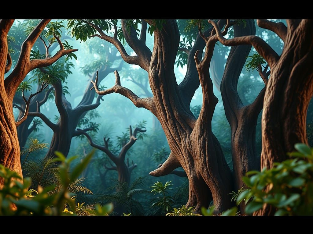 Epic Clay Jungle in 8K Cinematic Style