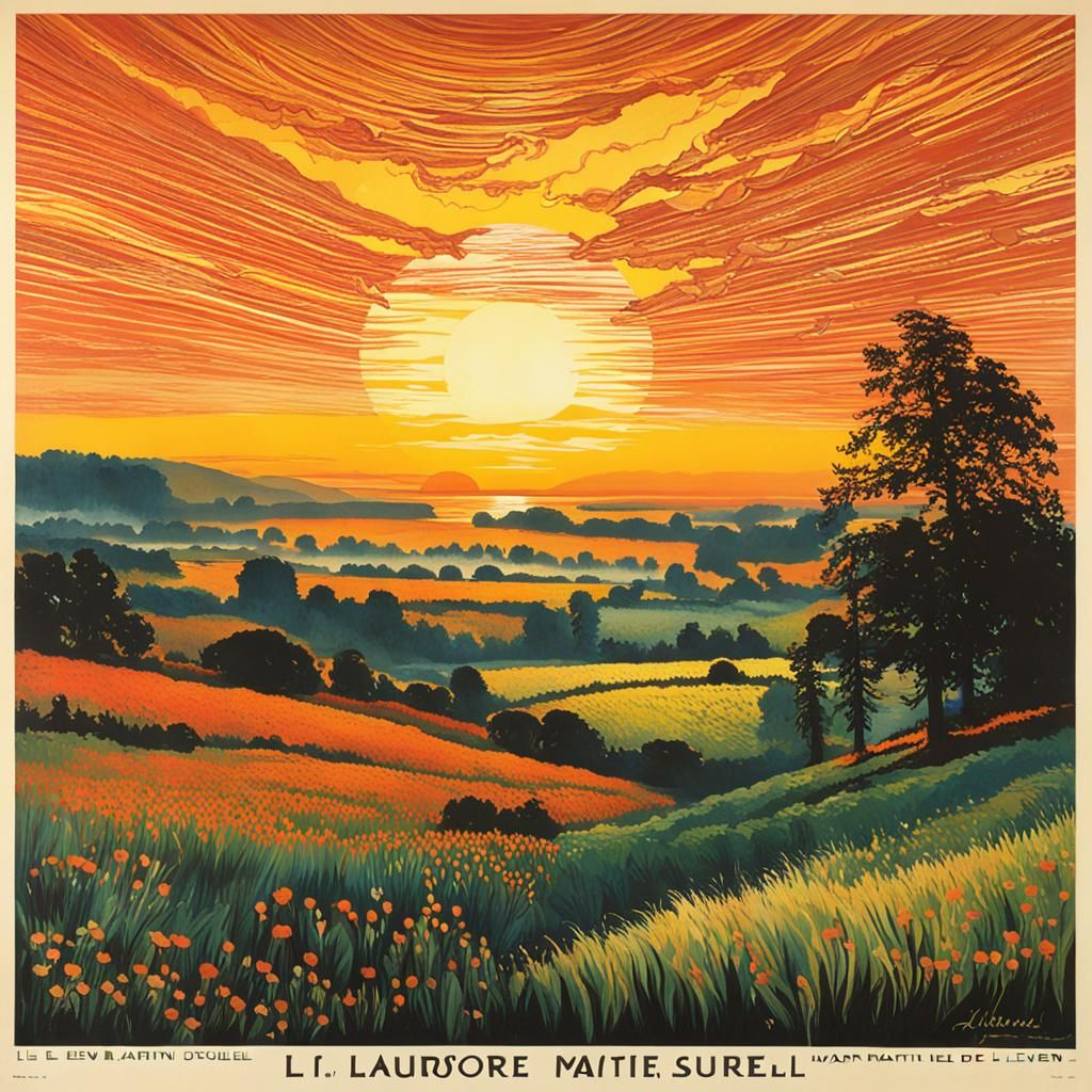 Sunrise Poster Art: Dawn's First Light