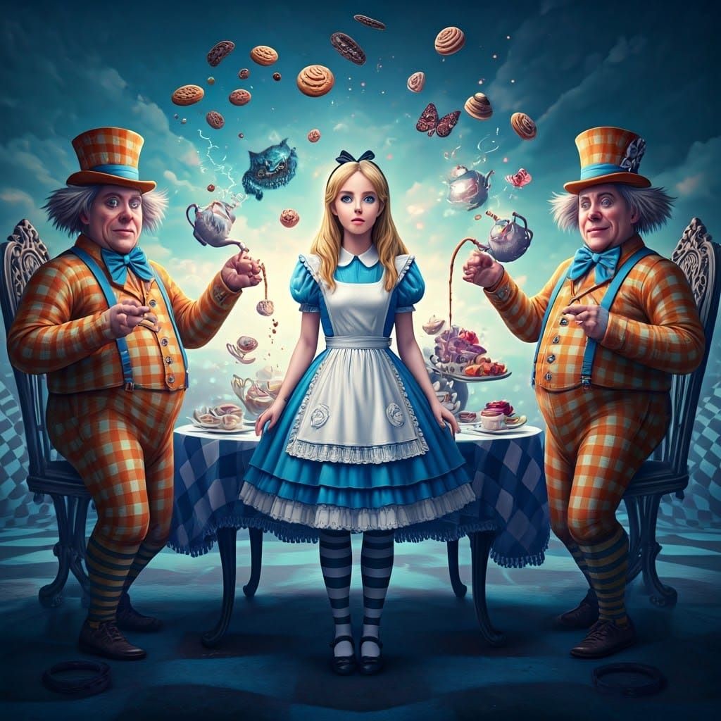 Alice in gingham World