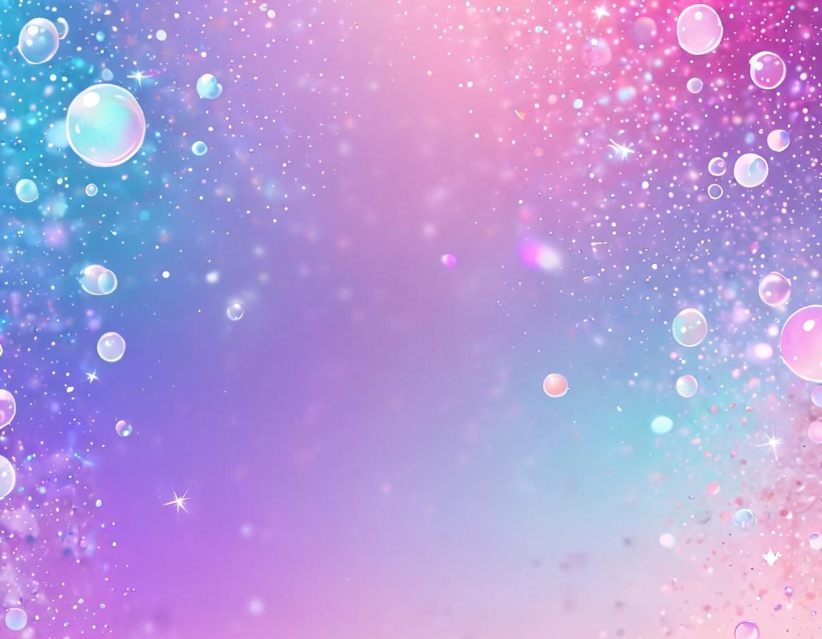 Pastel Ombre YouTube Banner with Bubbles