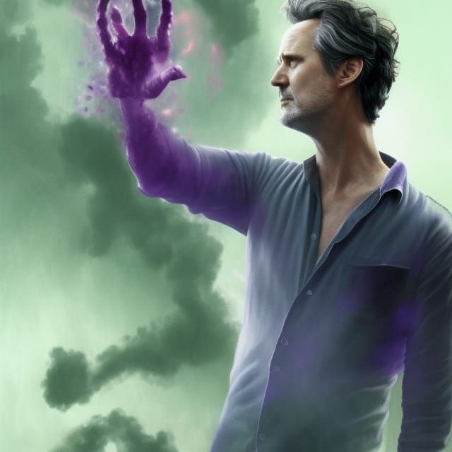 Bruce Banner Fusion: Hyperrealistic Comic Art