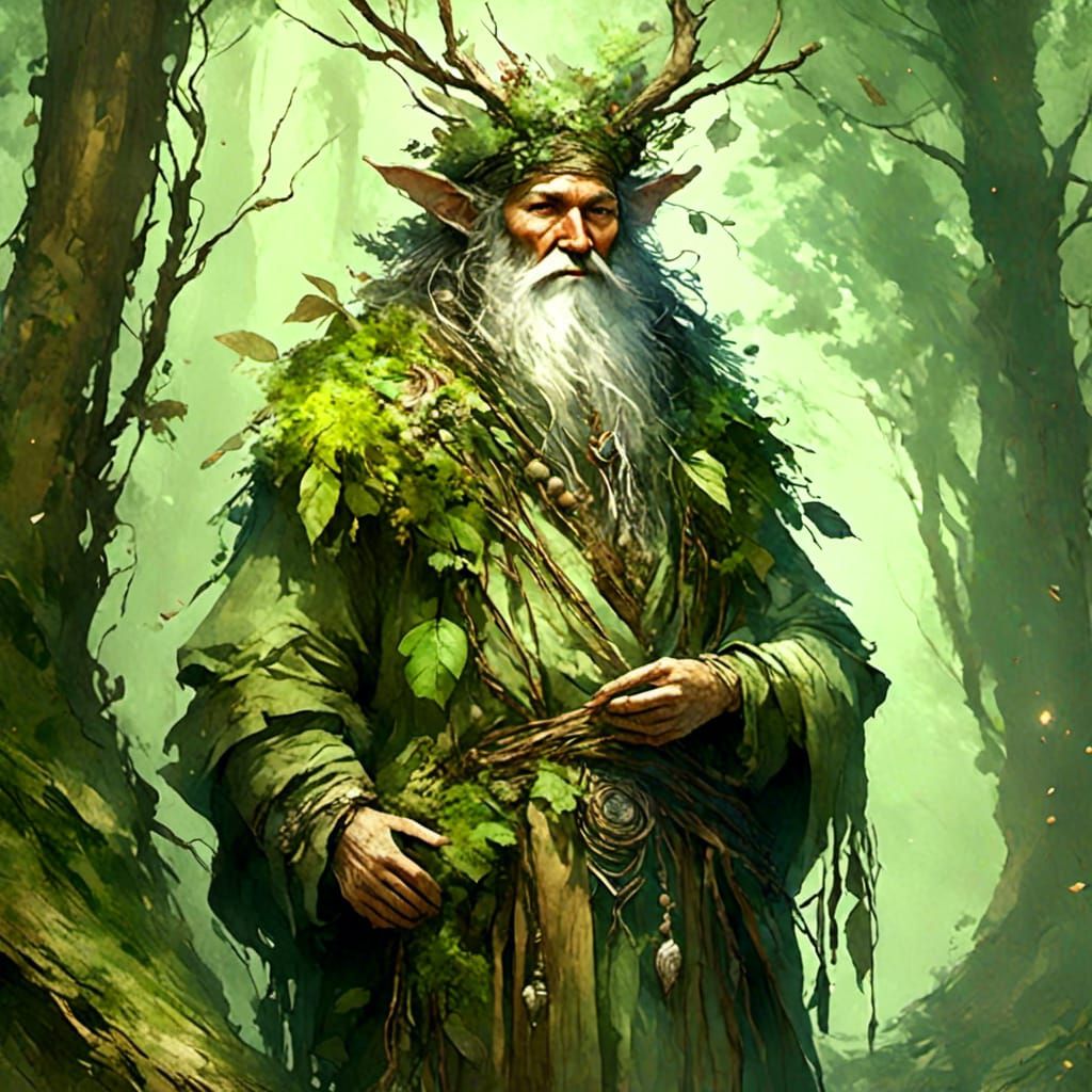 Well-Dressed Forest Druid