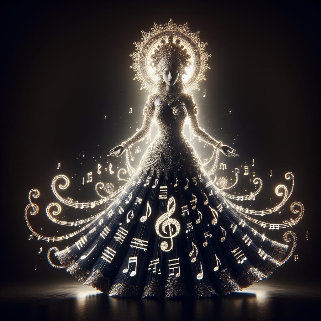 Musical Goddess in Divine Harmony