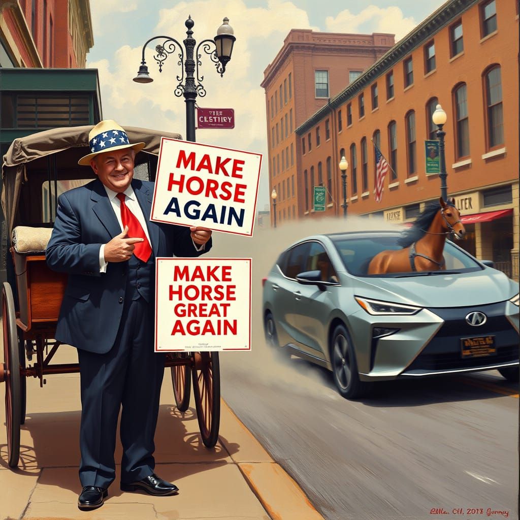 Retro Advertising Nostalgia Meets Electric Vehicles in a Whi...