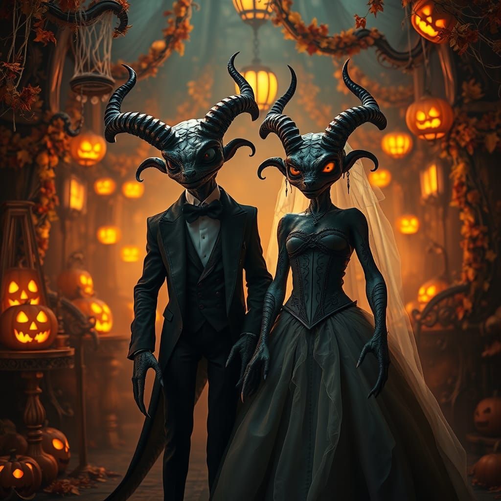Ethereal Monsters' Gothic Victorian Halloween Prom