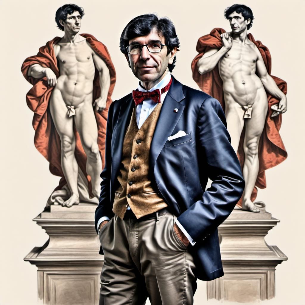 Portrait of Elio Di Rupo, ministre-president of Wallonia