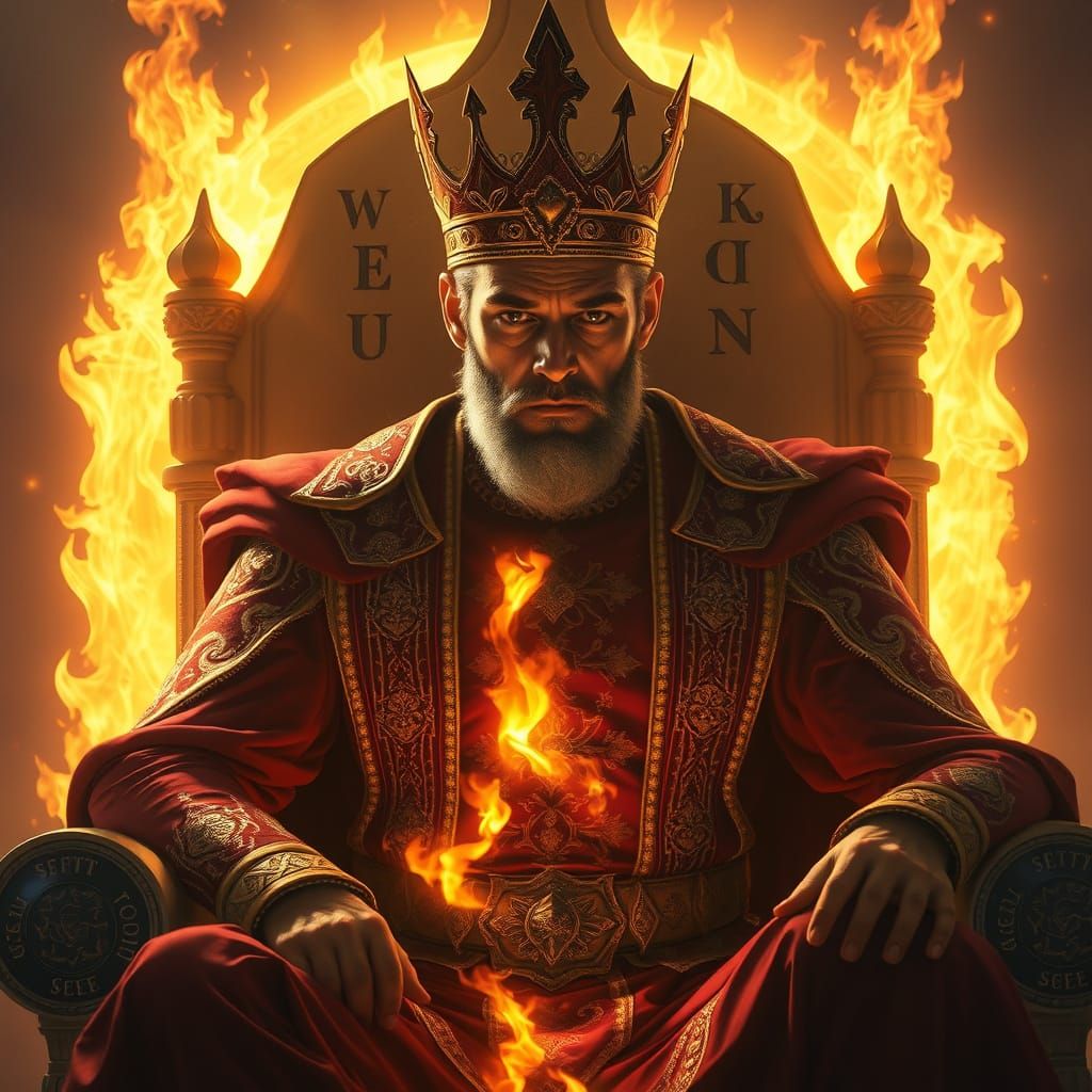 King Elderen in Dark Surrealist Industrial Futurism