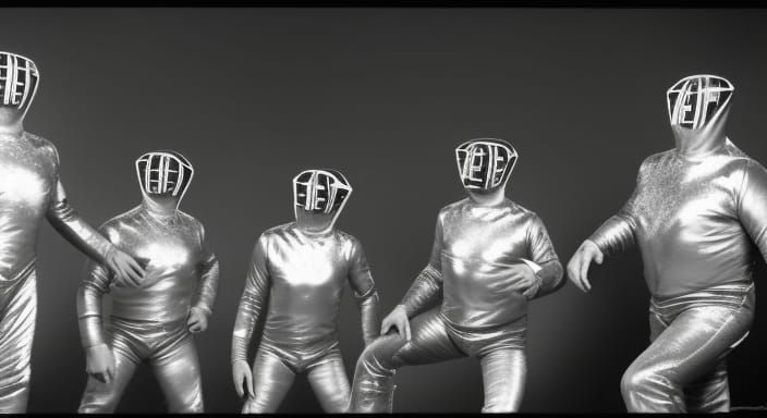 Alien Wrestlers Arrive on Earth: Pro Photography