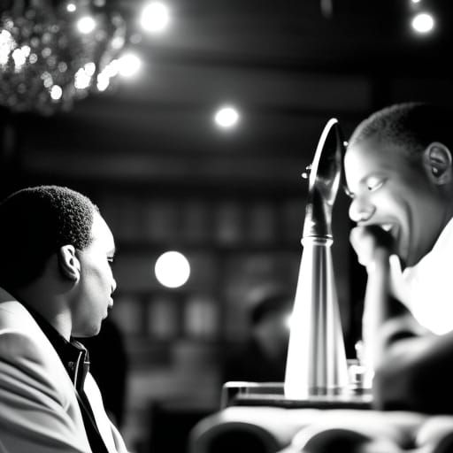 Night Cafe Jazz: An Artistic Fusion in Bokeh