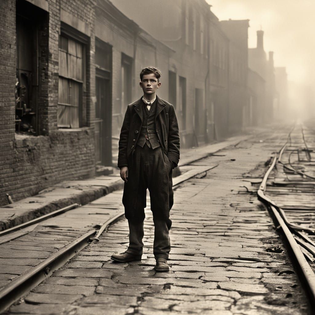 19th Century Teenager Finds Solace in Industrial Town's Shad...