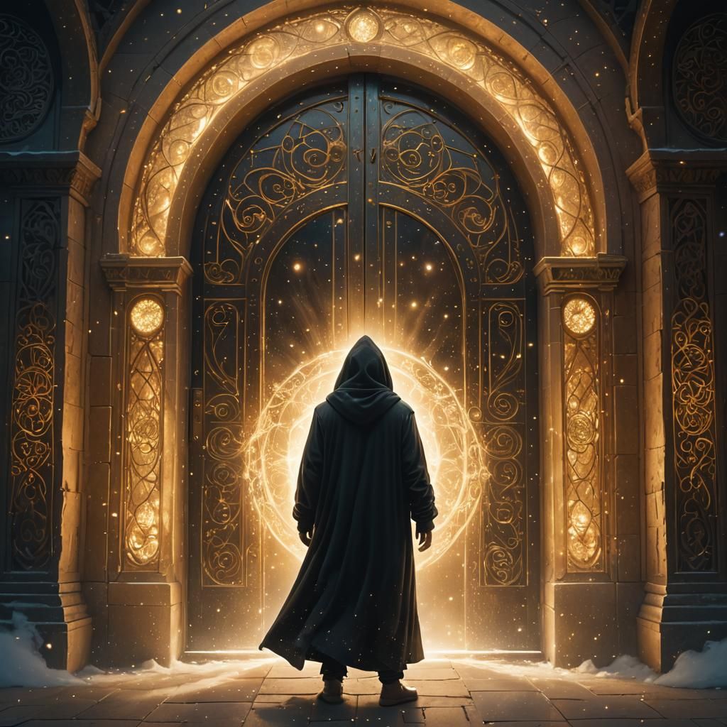 Mystical Doors Open to Celestial Realms