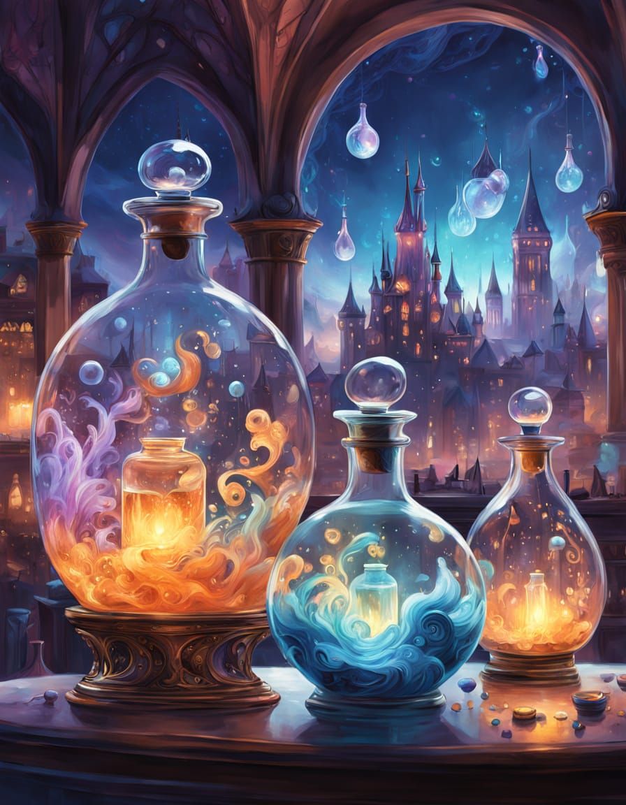 Magical Careers Concept Art: Potion Testers & Dream Designer...
