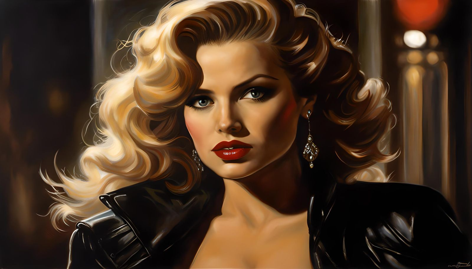 High Definition Photo of a Classic Femme Fatale