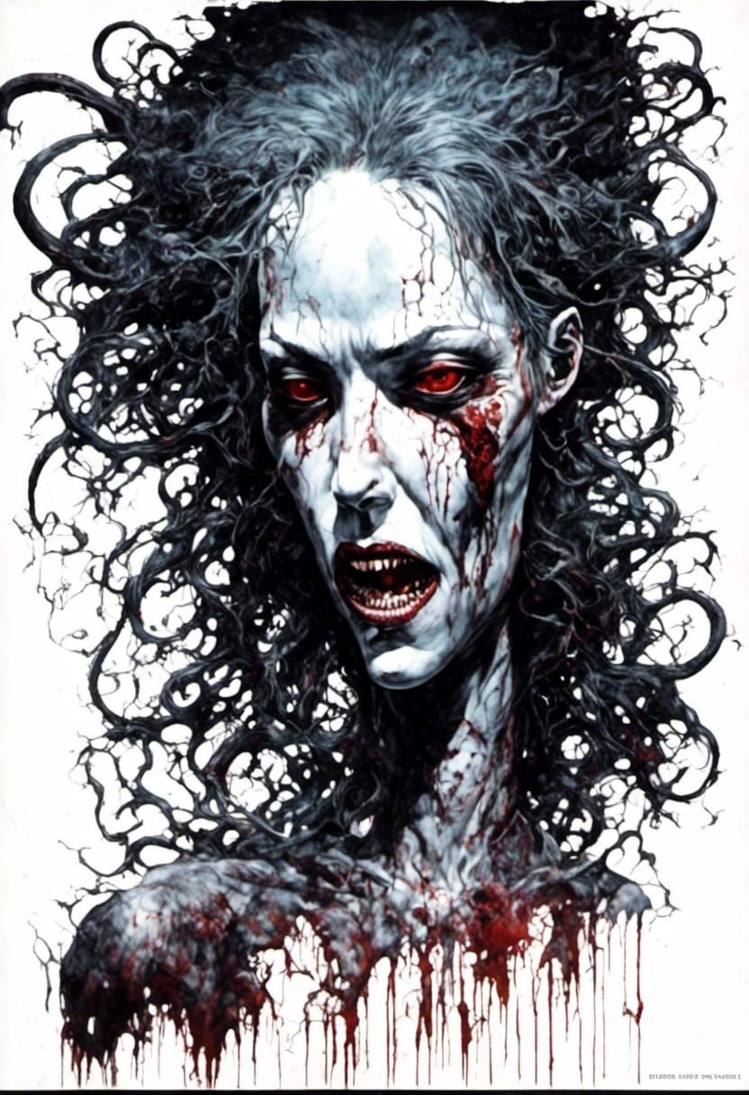 Psychedelic Horror: Leech Woman with Interdimensional Fangs