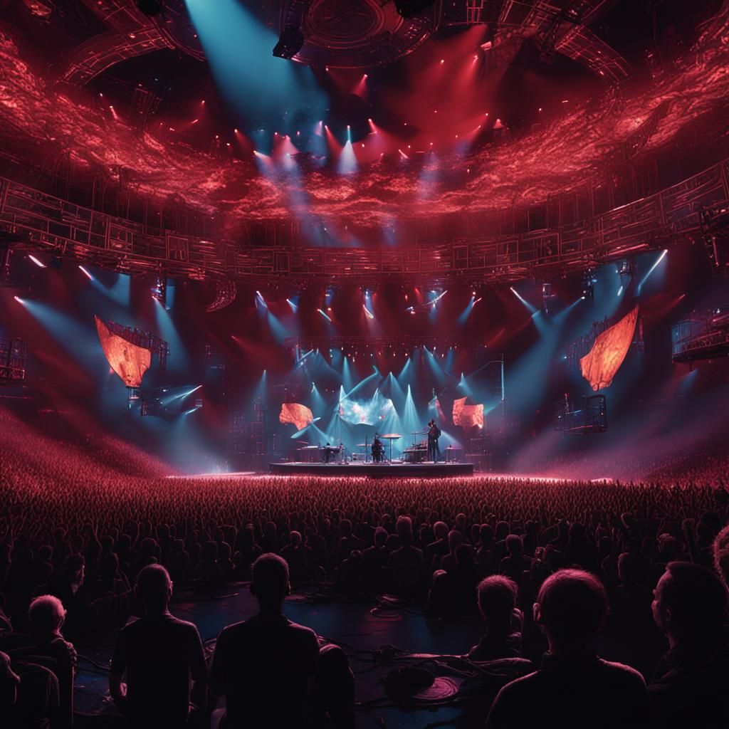 Radiohead Live in Concert: Digital Matte Painting