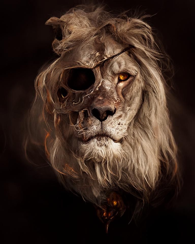 Eyepatch Lion