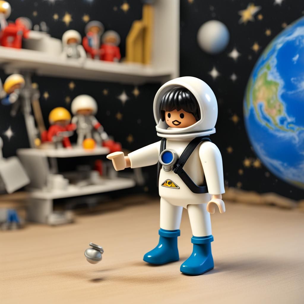 Playmobil Astronaut Ready for Space Adventure