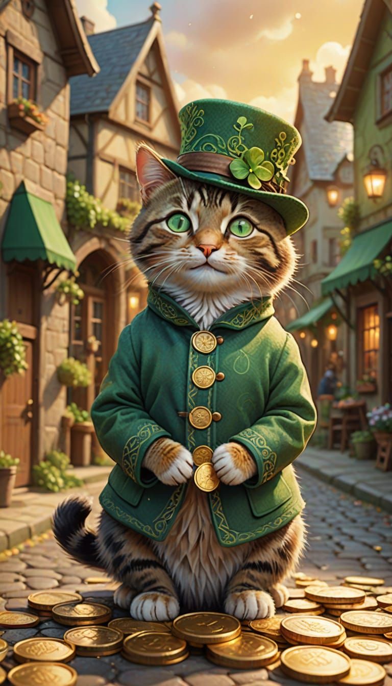 St Patrick's Cat