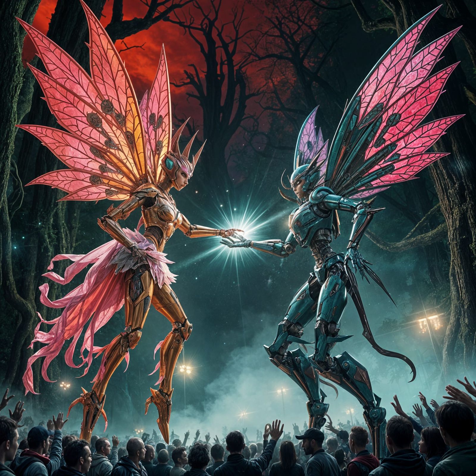 Fairy Mecha Battle in Dystopian Future