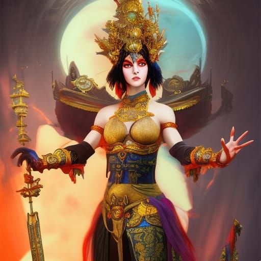 Luisa Casati as Amazon Empress Chun Li