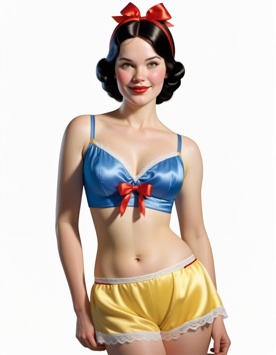 Snow White Inspired Illustration in Art Frahm Style