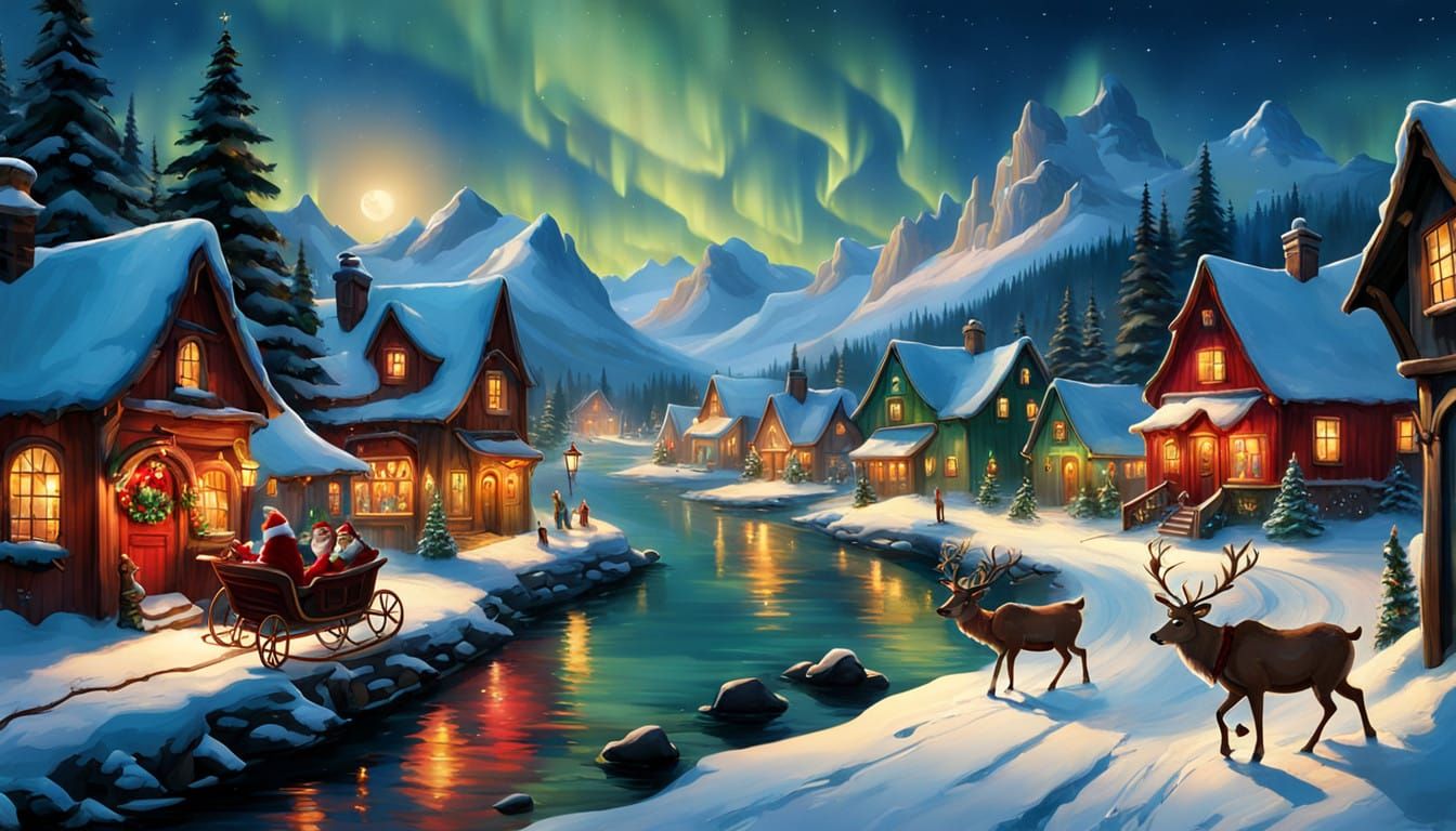 Whimsical Winter Wonderland at the North Pole
