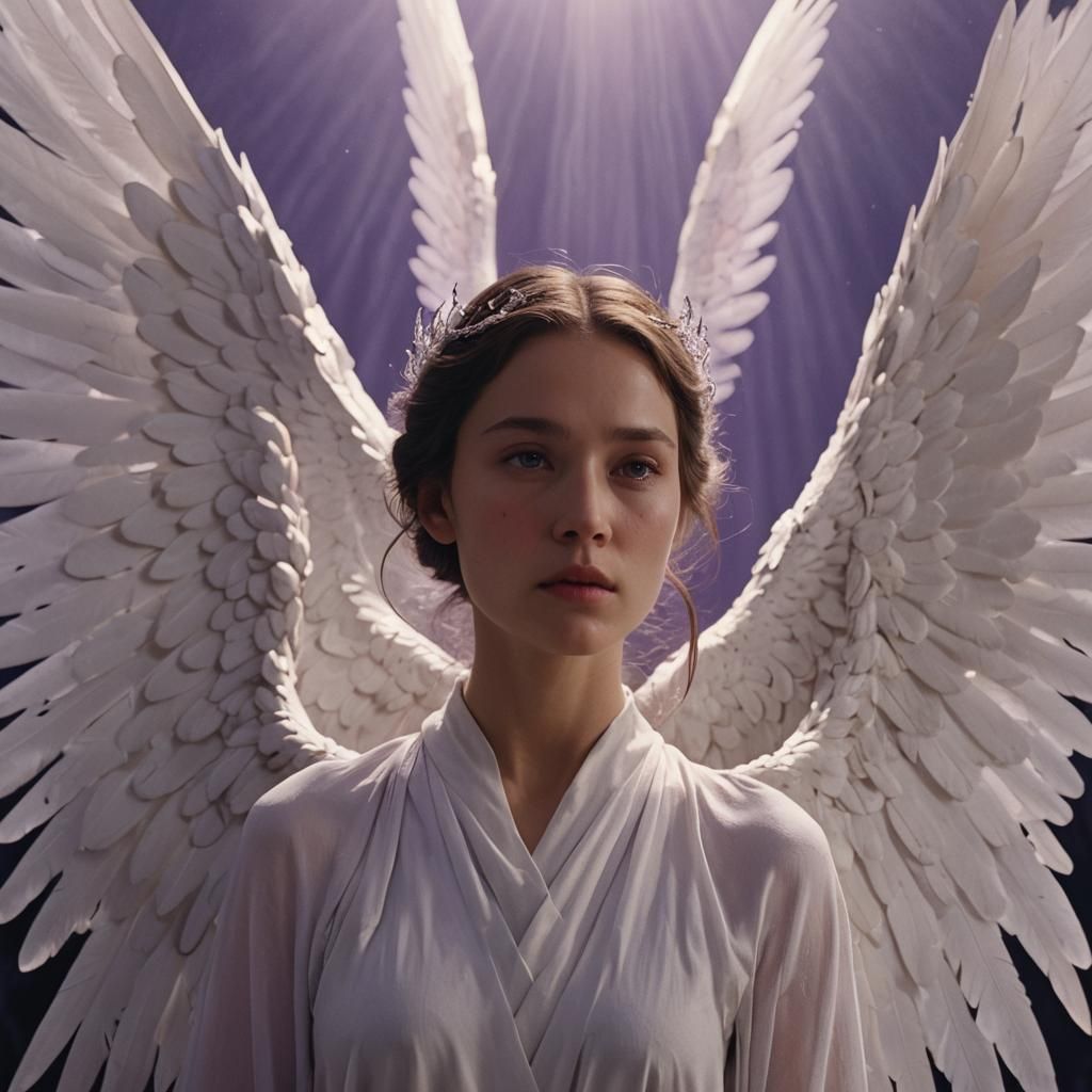 Angelic Portrait in Divine Light