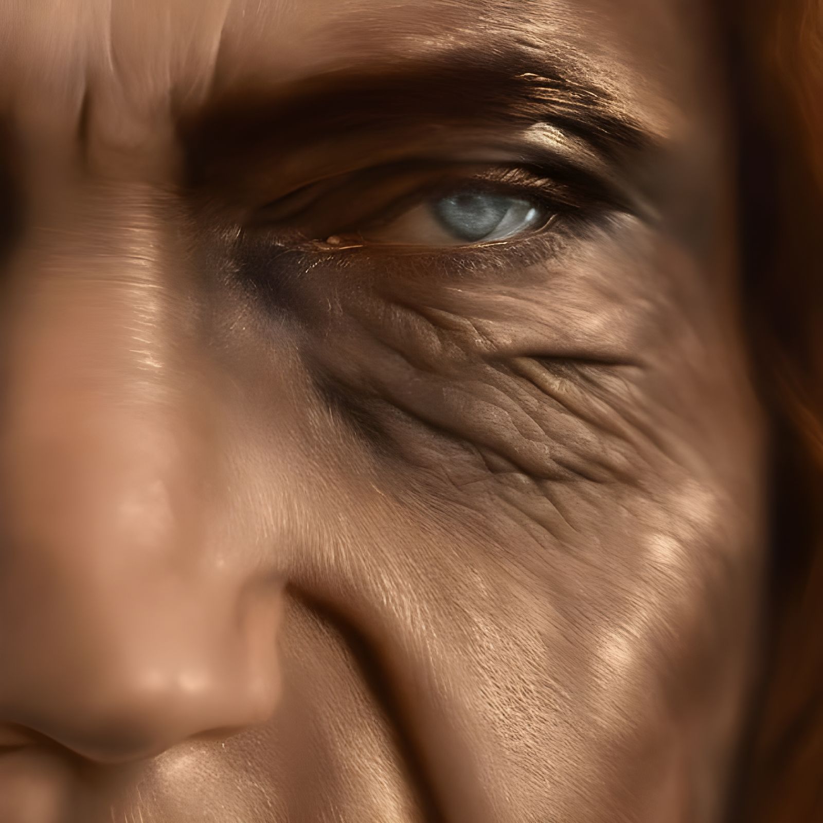 Detailed Portrait in Expressionist Neo-Impressionism Style