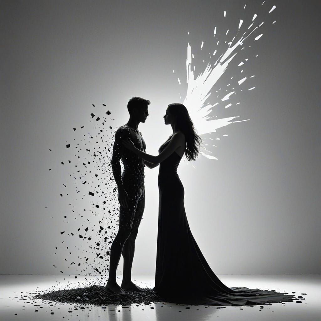 Empowered Unity in a Gradient Grey Canvas