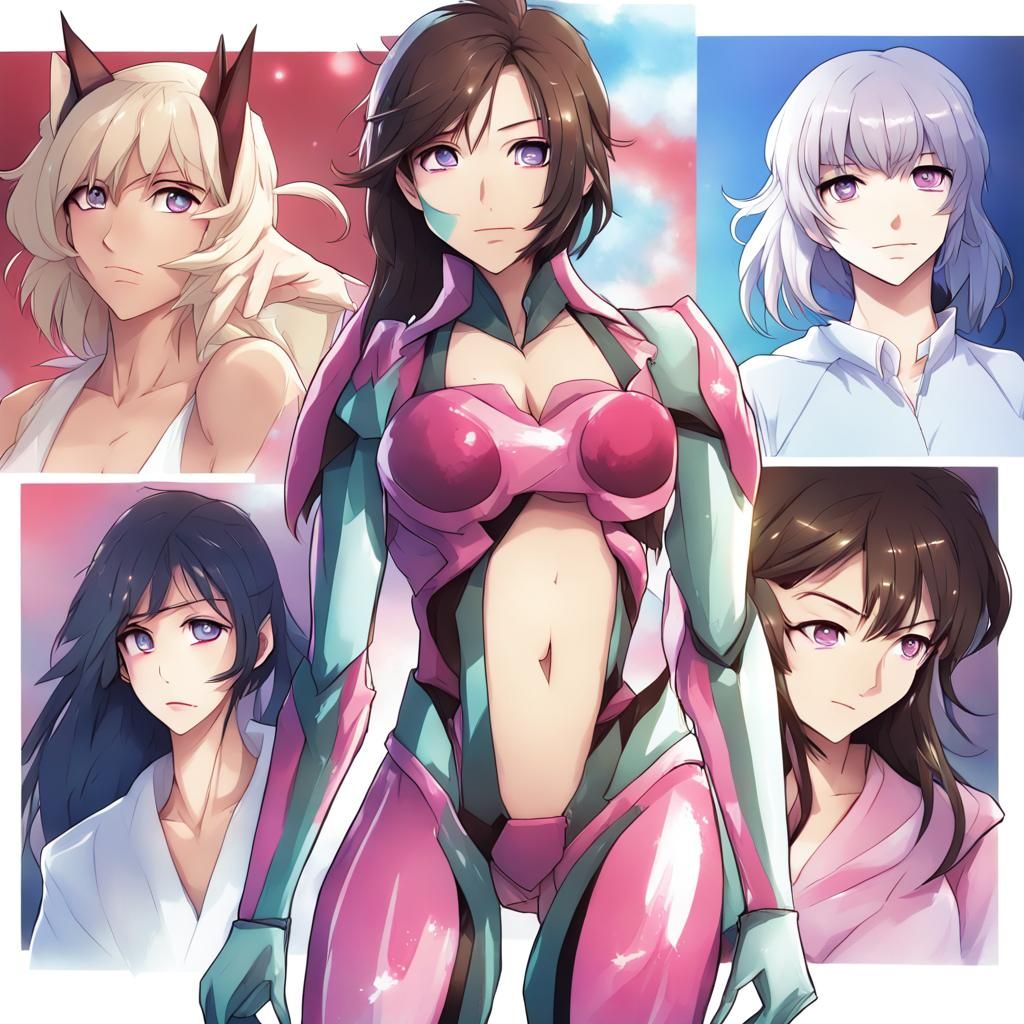 Anime Style Transformation of a Woman