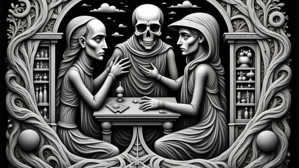 Darkness in Underground Comix Style