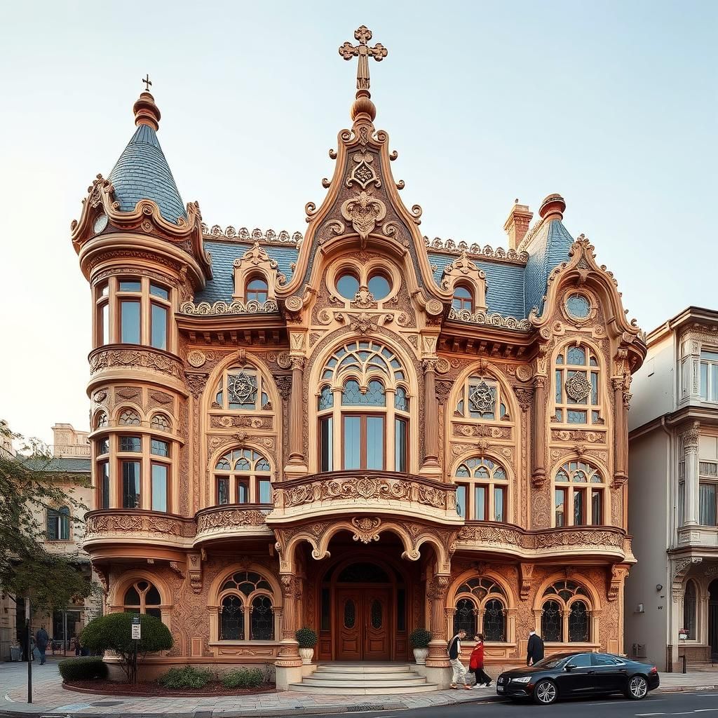 Art Nouveau House in Tbilisi, Georgia